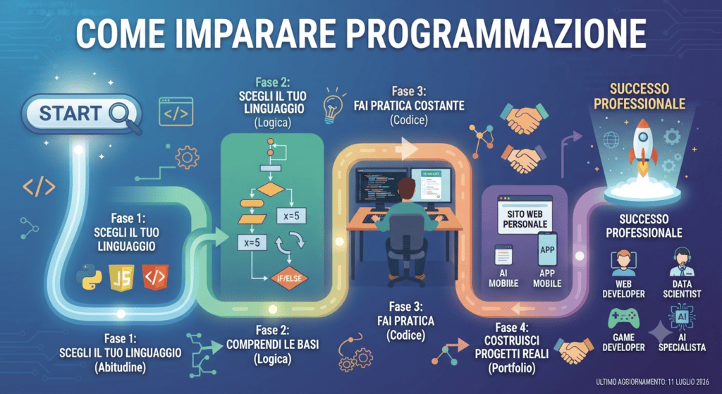 come imparare programmazione